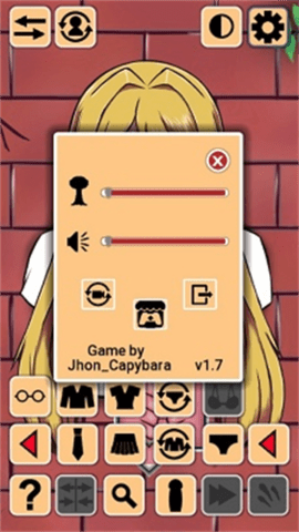 卡在墙上的女孩